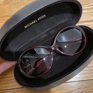 Michael Kors Burgundy Sunglasses